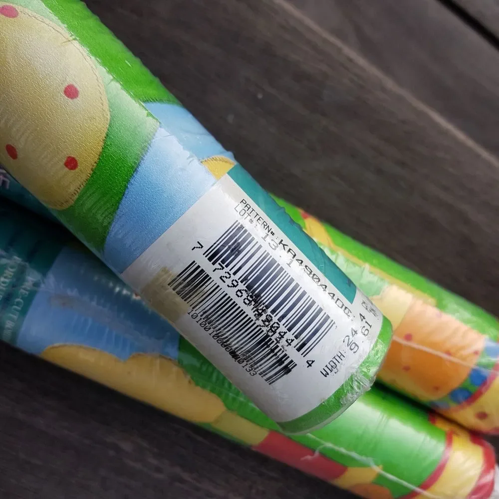 Encore Wallpaper Border 3 Rolls 5 Yards Each KA49044 Prepasted Kids Toy Trains